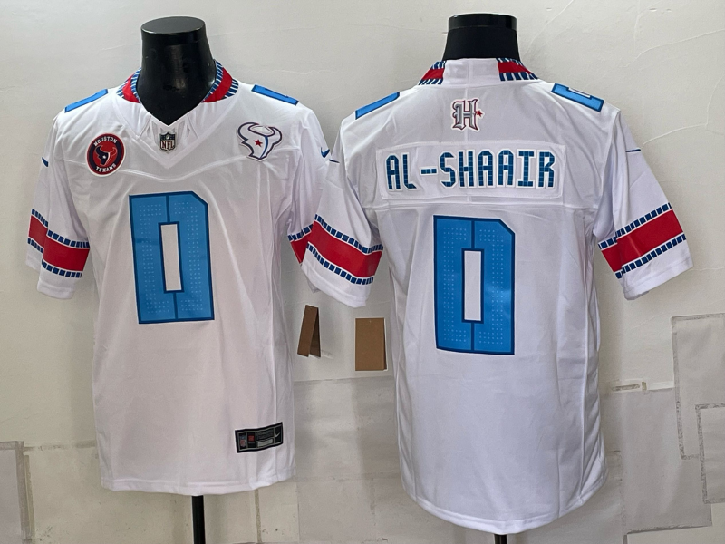 Men Houston Texans #0 Al Shaair white 2026 Nike NFL Jersey 093000